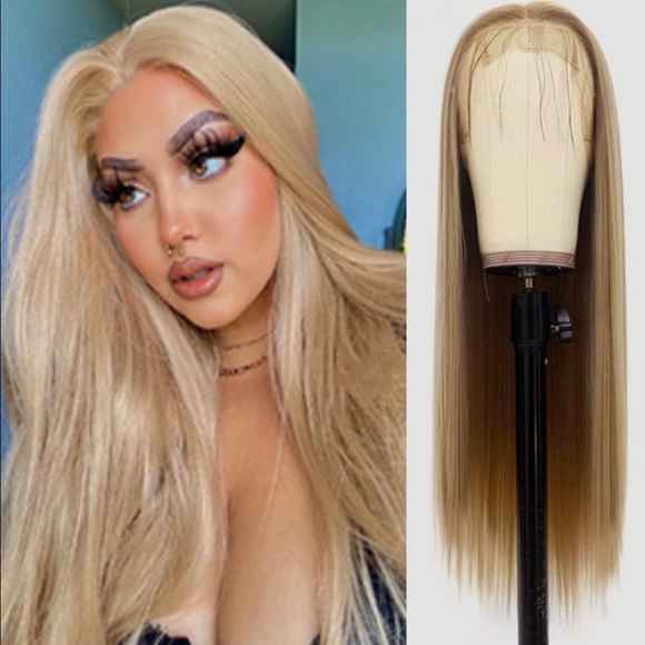 💫 22” GOLDENBLONDE STRAIGHT LACE FRONT WIG💫 *NWT